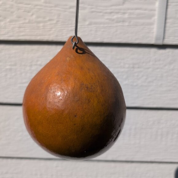 Hand-Painted Gourd Birdhouse Decoration - Picture 2 of 6